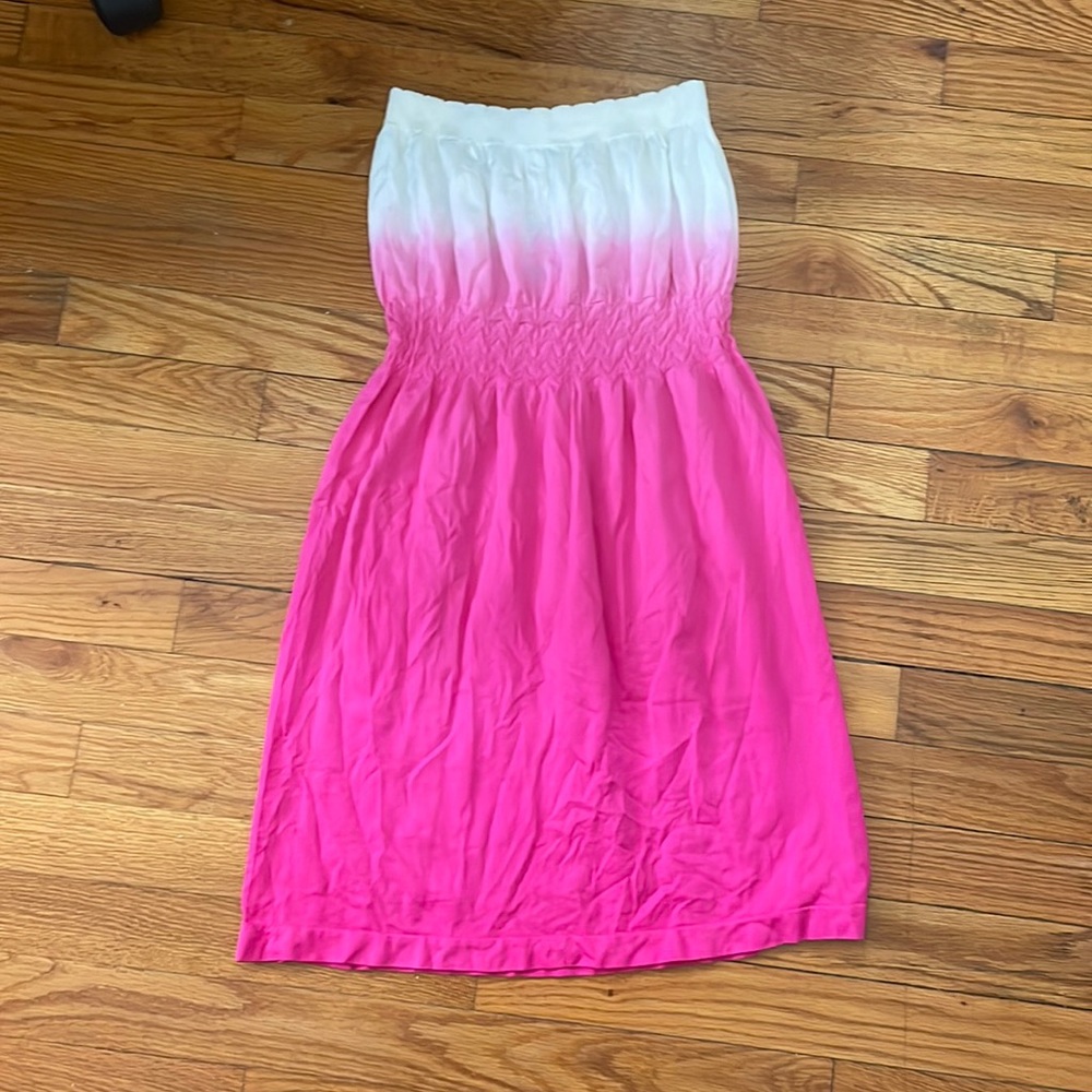 Womens Bongo Strapless Dress/Coverup